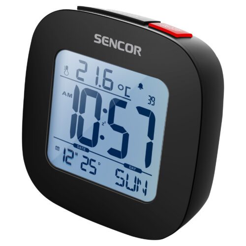 Sencor SDC 1200 B Budík s teploměrem Rádiem řízené hodiny