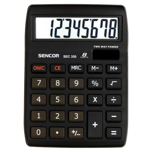 Sencor SEC 350 Stolní kalkulačka Velký 8-mi místný LCD displej