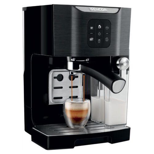 Sencor SES 4040BK Poloautomatické espresso Tlak čerpadla 20 barů pro vynikající kávu