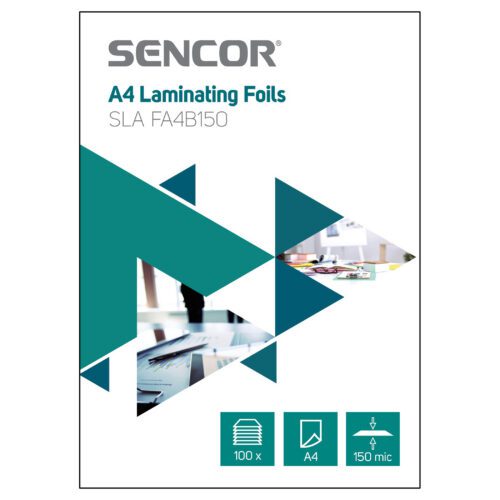 Sencor SLA FA4B150 A4 Laminovací folie Balení 100 ks