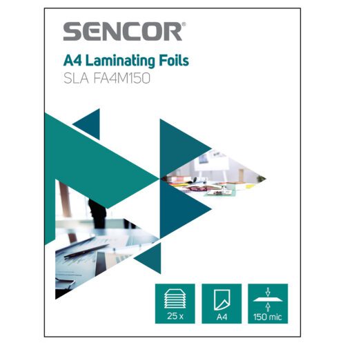 Sencor SLA FA4M150 A4 Laminovací folie Tloušťka 2 x 75 mikronů