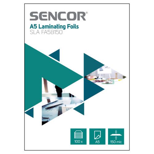 Sencor SLA FA5B150 A5 Laminovací folie Tloušťka folie 2 x 75 mikronů