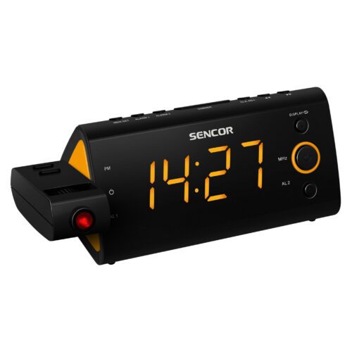 Sencor SRC 330 OR Radiobudík LED displej (3 cm) Duální alarm s funkcí víkendu