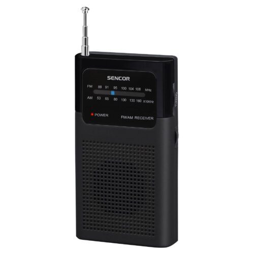 Sencor SRD 1100 B FM / AM radiopřijímač Kompaktní rozměry a nízká hmotnost