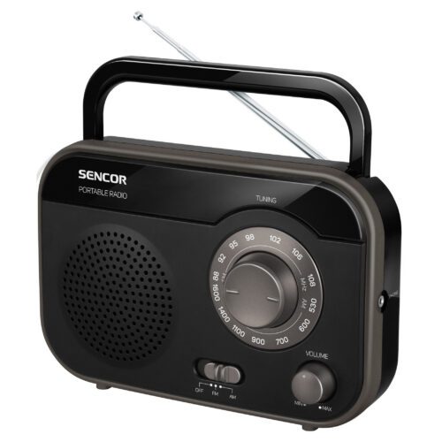 Sencor SRD 210 B Přenosný radiopřijímač FM teleskopická anténa