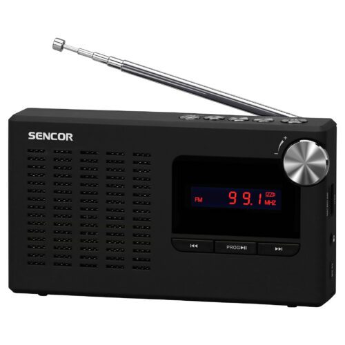 Sencor SRD 2215 Přenosný PLL FM radiopřijímač Vysoká citlivost a vynikající zvukový výkon