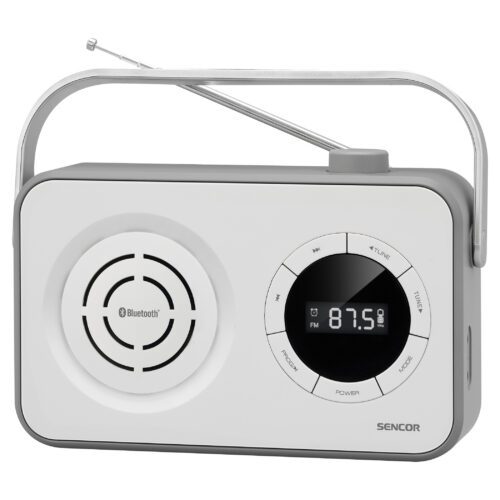 Sencor SRD 3200 W Přenosný PLL FM radiopřijímač Vysoká citlivost a vynikající zvukový výkon