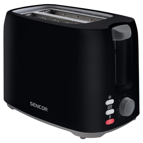 Sencor STS 2607BK Elektrický topinkovač 2 otvory pro opékání dvou toastů