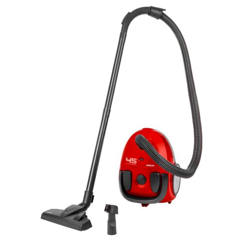 Sencor SVC 45RD-EUE3 SÁČKOVÝ VYSAVAČ Vysoce účinný 850W ECO motor