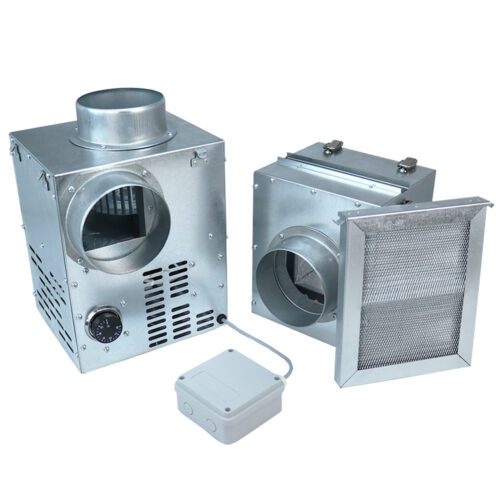 Set krbového ventilátoru a krbového filtru Ø 150 mm