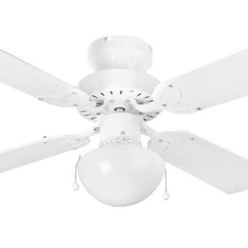 Stropní ventilátor se světlem a řetízkovým ovládáním RIMINI