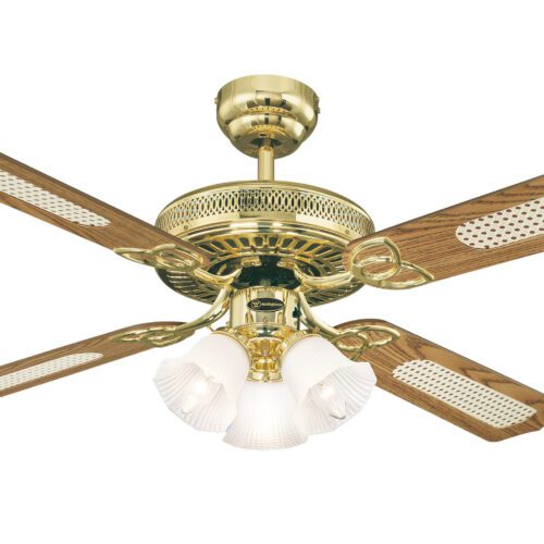 Stropní ventilátor se světlem a řetízkovým ovládáním Westinghouse MONARCH TRIO 78171