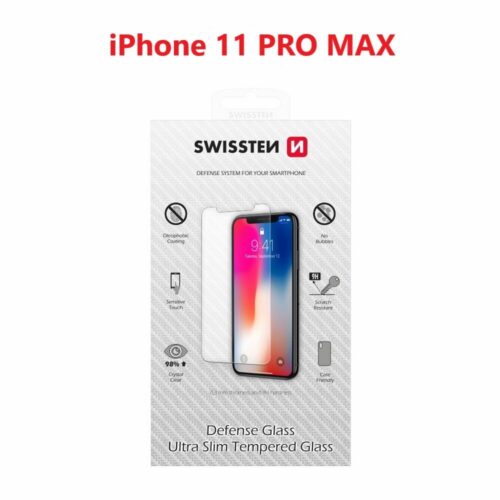 TEMPERED GLASS SWISSTEN FOR APPLE IPHONE 11 PRO MAX RE 2