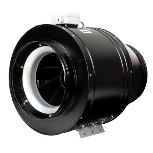 Tichý ventilátor do potrubí kovový s přepínačem rychlosti Ø 450 mm