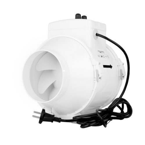 Ventilátor potrubní axiální s termostatem
