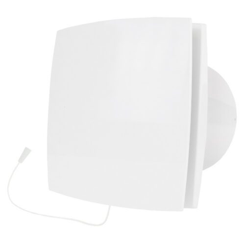 Ventilátor s předním panelem a tahovým spínačem Ø 125 mm