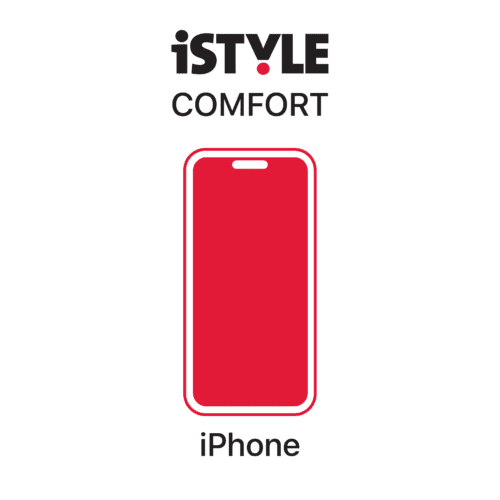 iSTYLE Comfort s 3D+ ochranným sklem na iPhone X / XS / 11 - černé