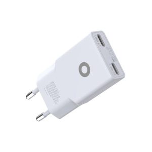 30W adaptér Mobile Origin GaN Slim Charger MO18 - bílý