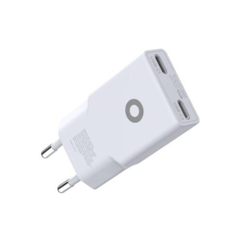 30W adaptér Mobile Origin GaN Slim Charger MO18 - bílý