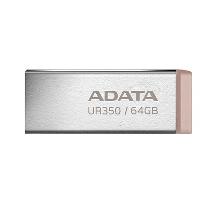 ADATA UR350/64GB/USB 3.2/USB-A/Hnědá UR350-64G-RSR/BG