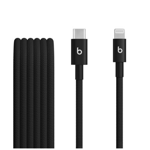 Apple Beats USB-C/Lightning Woven Cable(1.5m)-Bolt Black MDGK4EE/A
