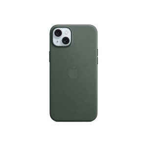 Apple kryt z tkaniny FineWoven s MagSafe na iPhone 15 Plus – listově zelený