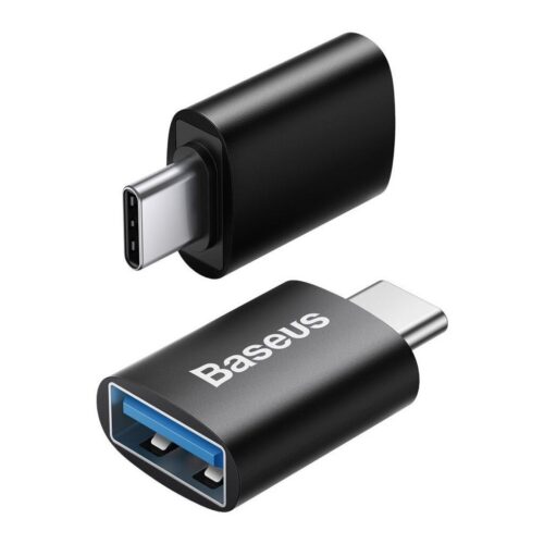 Baseus ZJJQ000001 Ingenuity Mini OTG Adaptér z USB-A na USB-C Black ZJJQ000001