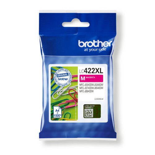 Brother LC-422XLM inkoustová náplň 1 kusů Originální Purpurová LC-422XLM