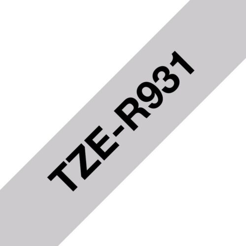 Brother TZE-R931 černá na stříbrné