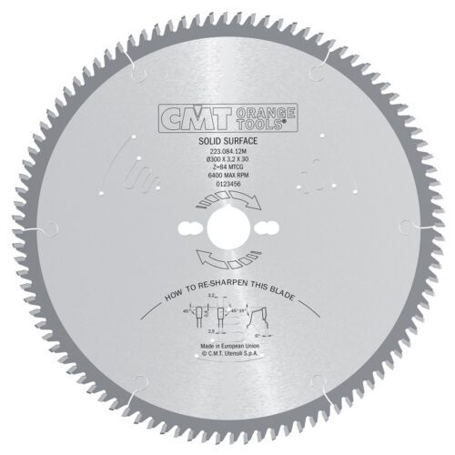 CMT Orange Tools CMT Pilový kotouč pro Corian a silnostěnné plasty - D160x2