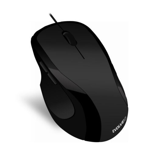 EVOLVEO ML-507B/Ergonomická/Laserová/Pro praváky/1 600 DPI/Drátová USB/Černá ML-507B - Obrázek 4