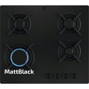 Electrolux KGG643723L plynová varná deska MattBlack