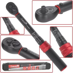 GEKO Momentový klíč 1/4" 5-25Nm TVARDY T00250