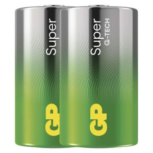 GP Alkalická baterie SUPER D (LR20) - 2ks 1013422200