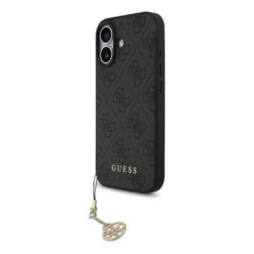 Guess 4G Charm MagSafe Zadní Kryt pro iPhone 17 Tone on Tone Grey GUHMP17SGF4GCK