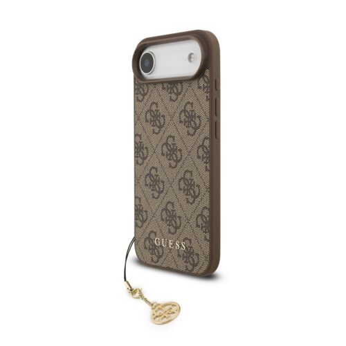 Guess 4G Charm MagSafe Zadní Kryt pro iPhone Air Tone on Tone Brown GUHMP17MGF4GCW