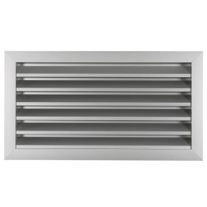 Hliníková větrací mřížka s pevnými lamelami 500x250 mm