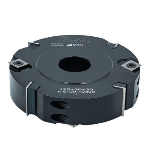 IGM F608 Falcovací fréza s rovnými zuby MAN - D125x30 d30 Z4 V4 ALU F608-12130