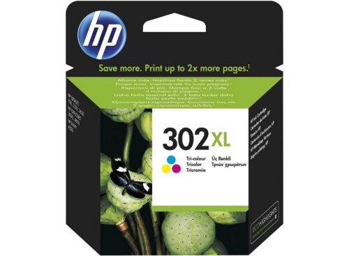 Inkoustová kazeta HP 302XL tříbarevná (F6U67AE#BA3)