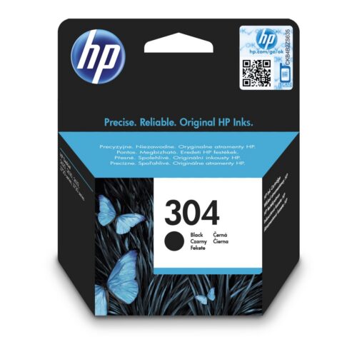 Inkoustová kazeta HP 304 černá (N9K06AE#BA3)