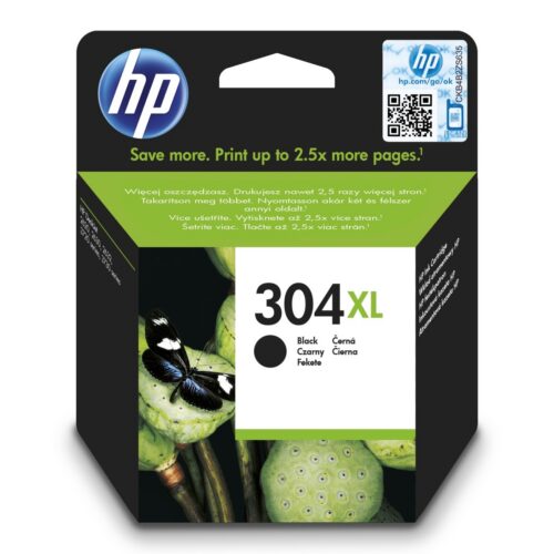 Inkoustová kazeta HP 304XL černá (N9K08AE#BA3)