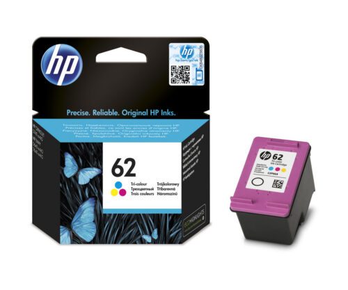 Inkoustová kazeta HP 62 tříbarevná (C2P06AE#UUQ)