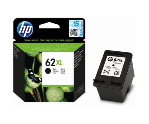Inkoustová kazeta HP 62XL černá (C2P05AE#UUQ)