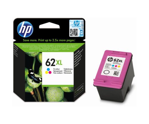 Inkoustová kazeta HP 62XL tříbarevná (C2P07AE#UUG)