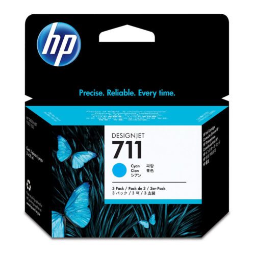 Inkoustová kazeta HP 711 azurová