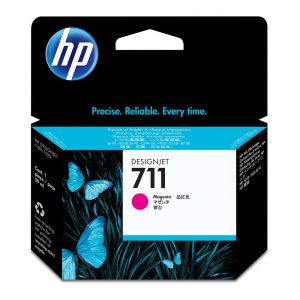 Inkoustová kazeta HP 711 purpurová (CZ131A)