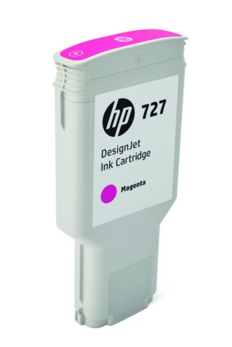 Inkoustová kazeta HP 727 purpurová (300 ml) (F9J77A)