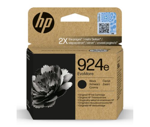 Inkoustová kazeta HP 924e EvoMore černá (4K0V0NE#CE1)