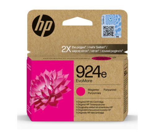 Inkoustová kazeta HP 924e EvoMore purpurová (4K0U8NE#CE1)