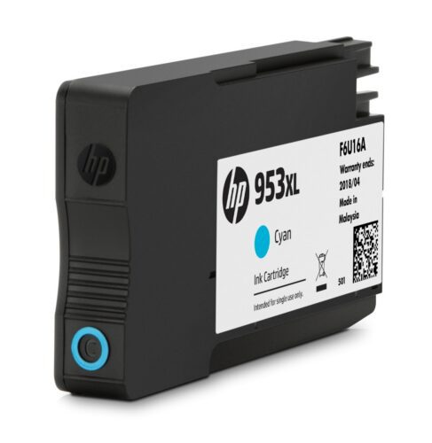 Inkoustová kazeta HP 953XL azurová (F6U16AE#BGY)